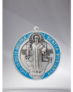 Medalla de San Benito. Metal esmaltado
