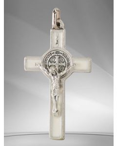 Cruz de San Benito. Metal esmaltado