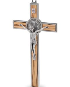 Saint Benedict cross. Wood and metal
