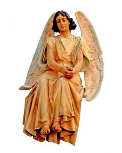 Angel sentado para sepulcro
