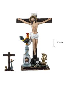 Cristo Justo Juez de sobremesa. 30 cm
