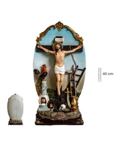 Cristo Justo Juez de sobremesa. 40 cm
