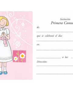 Invitation First Communion with envelope