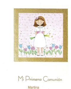 First Communion book for girl