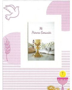 First Communion photo frame for girl