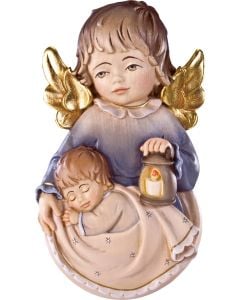 Angel de la guarda con niño. Relieve