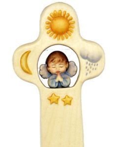 Children's cross with Angel and sun
