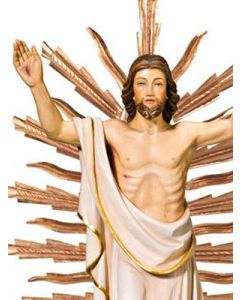 Jesus Resucitado con corona de rayos 