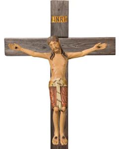 Cristo Romanico con cruz 