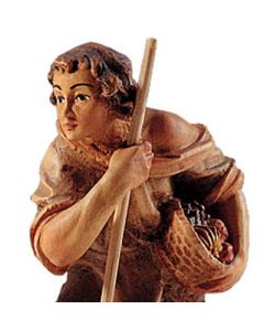 Pastor con cesta de fruta (Nacimiento Reindl)
