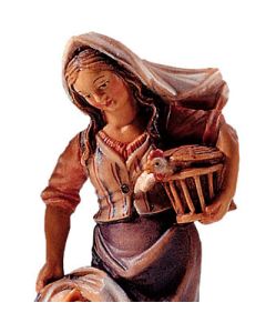 Mujer con ganso (Nacimiento Reindl)