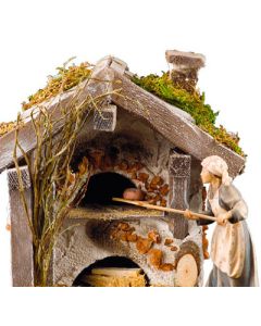 Oven - Rustic Nativity (carved in wood)