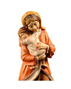 Woman with child - Highlander Nativity (carved in wood)
