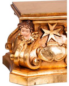 Console Baroque with angels