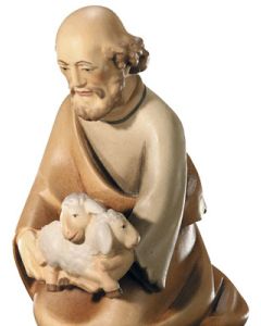 Shepherd with lamb (Leonard Nativity)