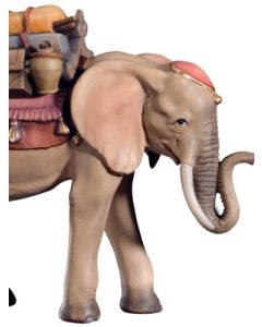 Elephant with luggage (Leonard Nativity)