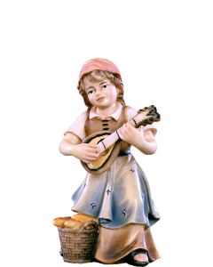 Girl with mandolin (Alpes Nativity)