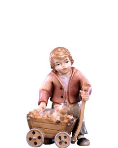 Boy with cart (Alpes Nativity)
