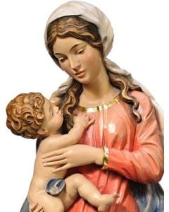 Relieve Virgen Maria con niño 
