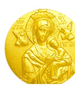 Medalla de la Virgen del Perpetuo Socorro