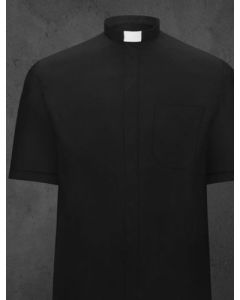 Camisa Clergyman 100% Algodón. Manga Corta